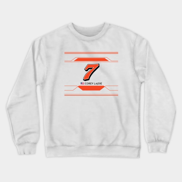Corey LaJoie #7 2023 NASCAR Design Crewneck Sweatshirt by AR Designs 